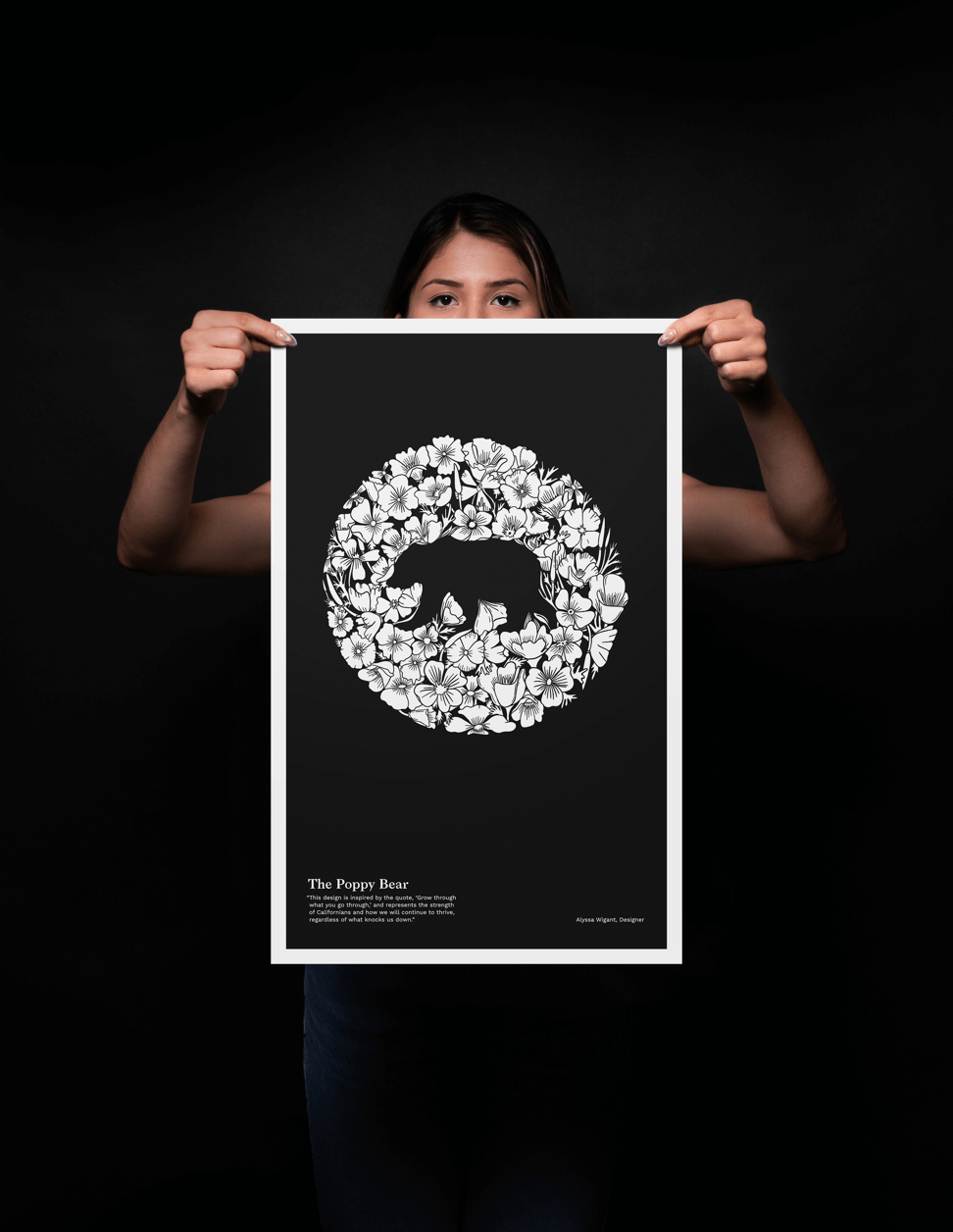 bear poster print